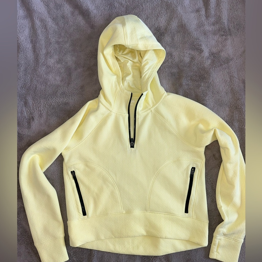 DSG Pale Yellow Zip Hoodie